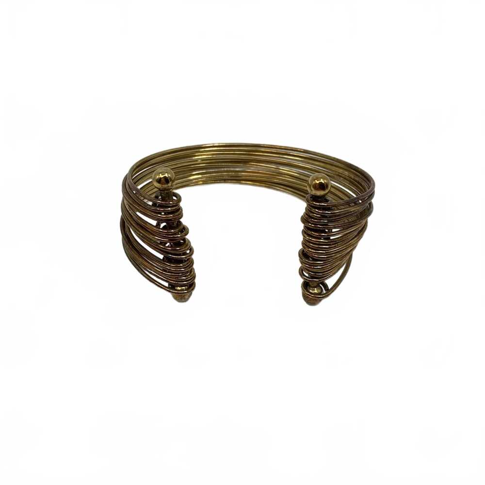 Marc Wasserman Gold 925 Layered Cuff Bracelet | One Size